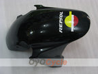 Injection Fairing kit for 03-04 CBR600RR - Green, Black - Rossi #OYO87902544