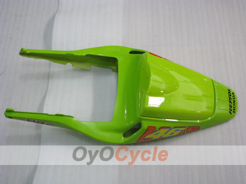 Injection Fairing kit for 03-04 CBR600RR - Green, Black - Rossi #OYO87902544
