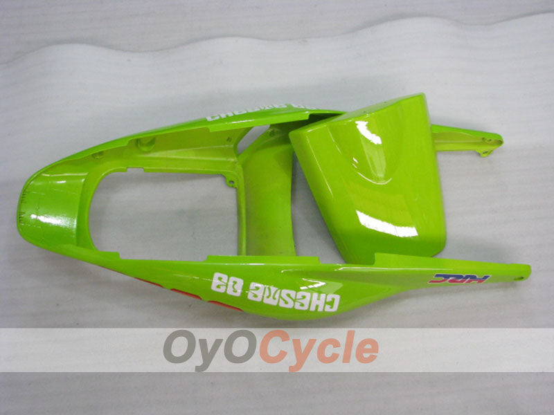 Injection Fairing kit for 03-04 CBR600RR - Green, Black - Rossi #OYO87902544