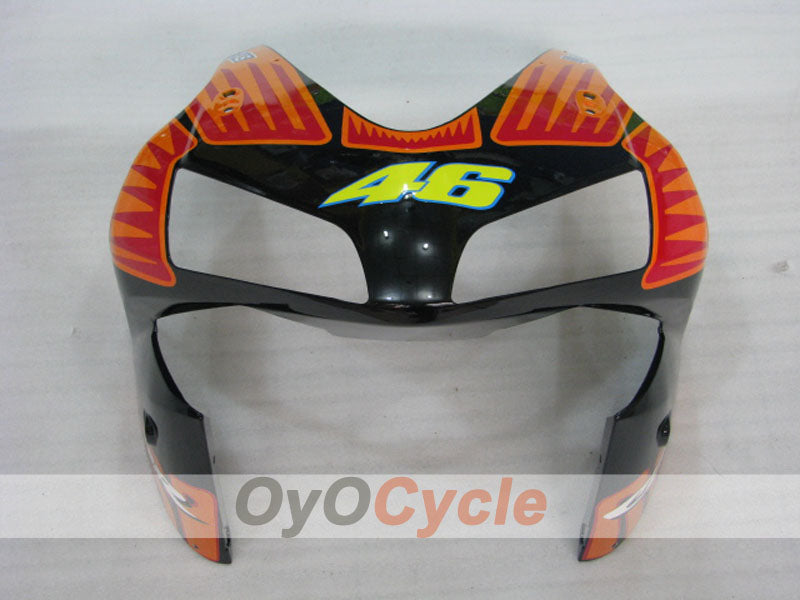 Injection Fairing kit for 03-04 CBR600RR - Green, Black - Rossi #OYO87902544