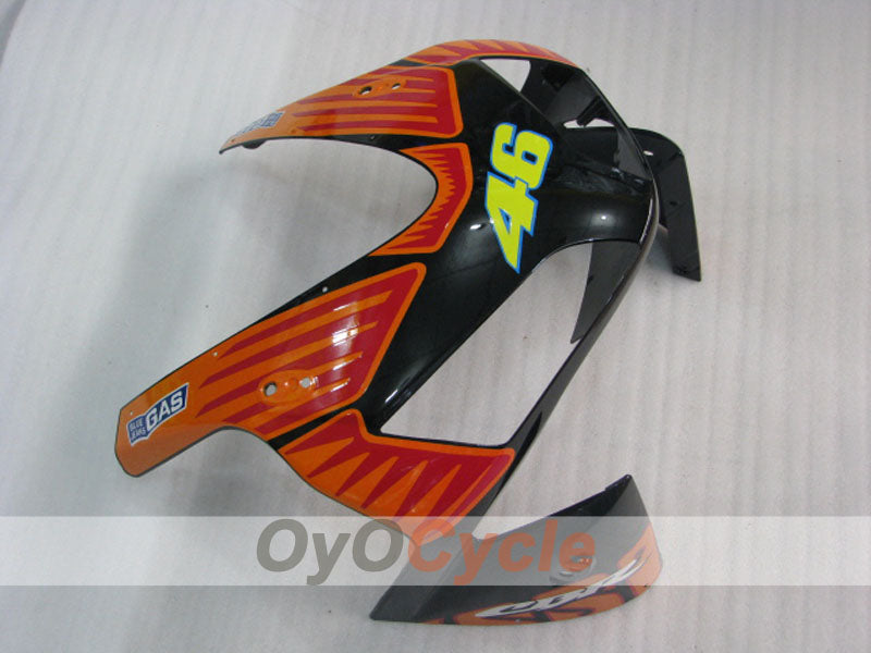 Injection Fairing kit for 03-04 CBR600RR - Green, Black - Rossi #OYO87902544