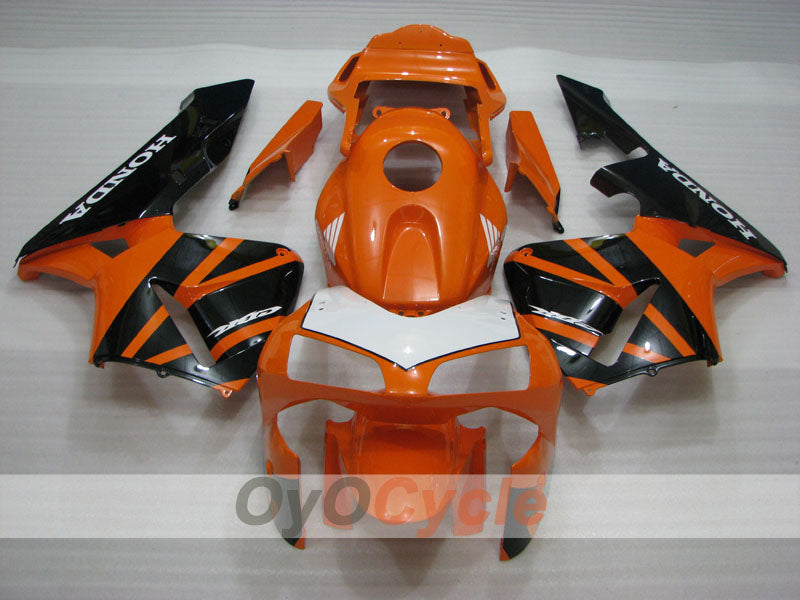 Injection Fairing kit for 03-04 CBR600RR - Orange, Black - Factory Style #OYO87902568 Secondary image