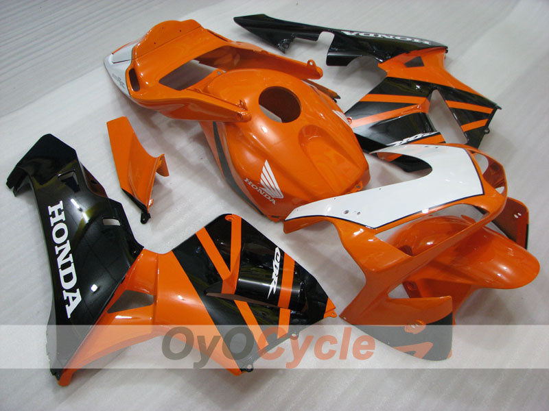 Injection Fairing kit for 03-04 CBR600RR - Orange, Black - Factory Style #OYO87902568 Main image