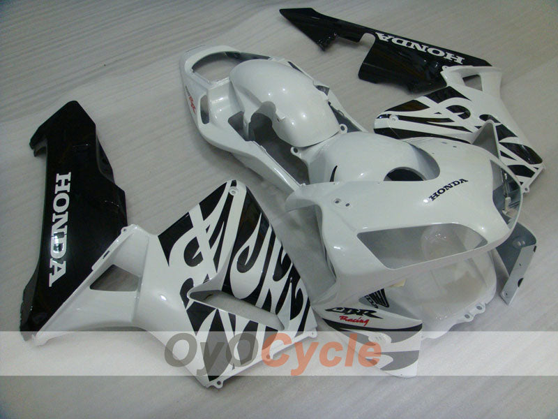 Injection Fairing kit for 03-04 CBR600RR - White, Black - Factory Style #OYO87902578 Main image