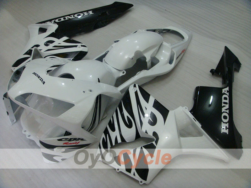 Injection Fairing kit for 03-04 CBR600RR - White, Black - Factory Style #OYO87902578 Secondary image