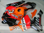 Injection Fairing kit for 03-04 CBR600RR - Orange, Black - Repsol #OYO87902584