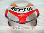 Injection Fairing kit for 03-04 CBR600RR - Red, Yellow - Repsol #OYO87902588