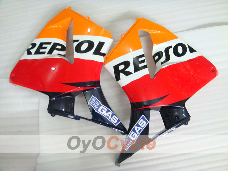 Injection Fairing kit for 03-04 CBR600RR - Red, Yellow - Repsol #OYO87902588