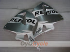 Injection Fairing kit for 03-04 CBR600RR - White, Silver - Repsol #OYO87902592