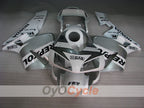 Injection Fairing kit for 03-04 CBR600RR - White, Silver - Repsol #OYO87902592