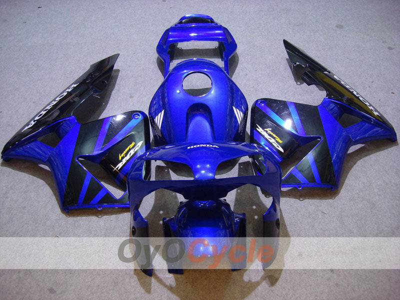 Injection Fairing kit for 03-04 CBR600RR - Blue, Black - Factory Style #OYO87902598