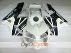 Injection Fairing kit for 03-04 CBR600RR - White, Black - Factory Style #OYO87902600