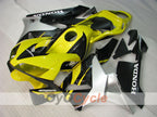 Injection Fairing kit for 03-04 CBR600RR - Yellow, Black - Factory Style #OYO87902612