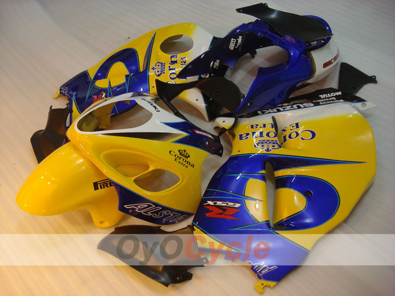 Injection Fairing kit for 99-07 GSXR1300 Hayabusa - Yellow, Blue - Corona, MOTUL #OYO87902651 Secondary image