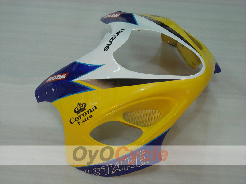 Injection Fairing kit for 99-07 GSXR1300 Hayabusa - Yellow, Blue - Corona, MOTUL #OYO87902651
