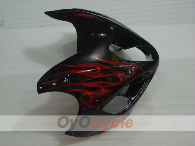 Injection Fairing kit for 99-07 GSXR1300 Hayabusa - Red, Black - Flame #OYO87902664