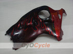 Injection Fairing kit for 99-07 GSXR1300 Hayabusa - Red, Black - Flame #OYO87902664