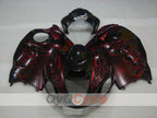 Injection Fairing kit for 99-07 GSXR1300 Hayabusa - Red, Black - Flame #OYO87902664