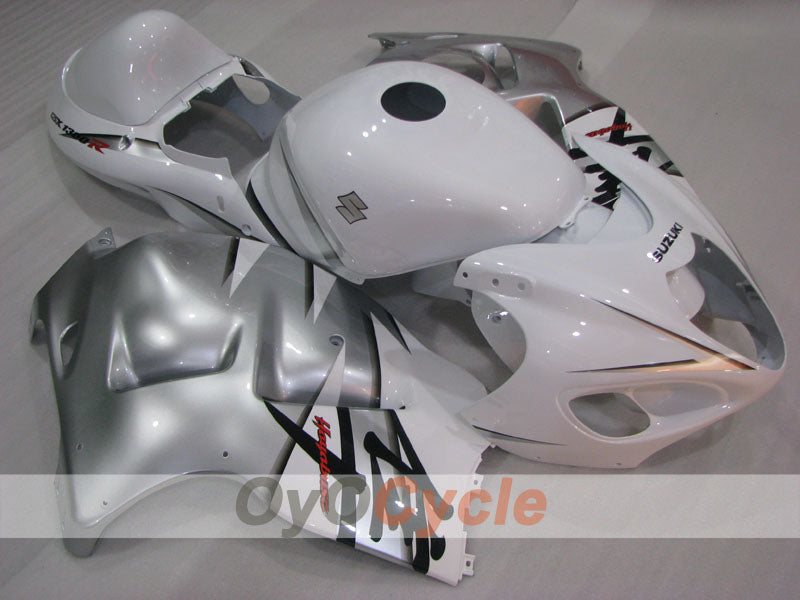 Injection Fairing kit for 99-07 GSXR1300 Hayabusa - White, Silver - Factory Style #OYO87902673