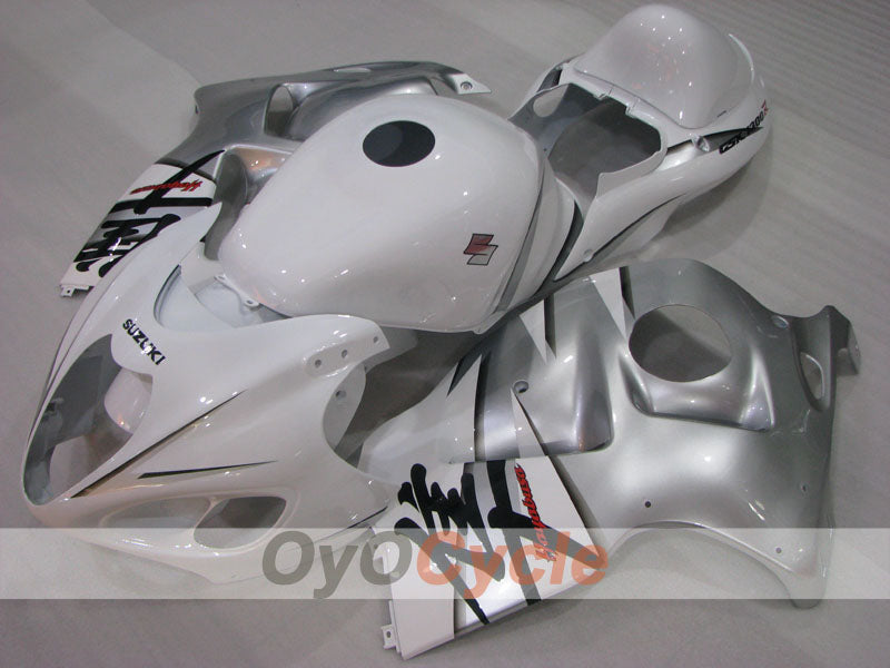 Injection Fairing kit for 99-07 GSXR1300 Hayabusa - White, Silver - Factory Style #OYO87902673