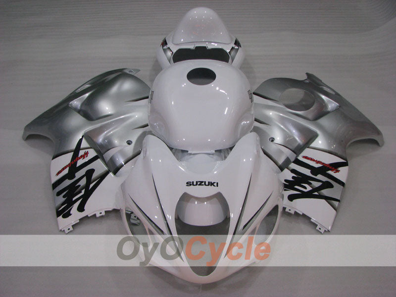 Injection Fairing kit for 99-07 GSXR1300 Hayabusa - White, Silver - Factory Style #OYO87902673