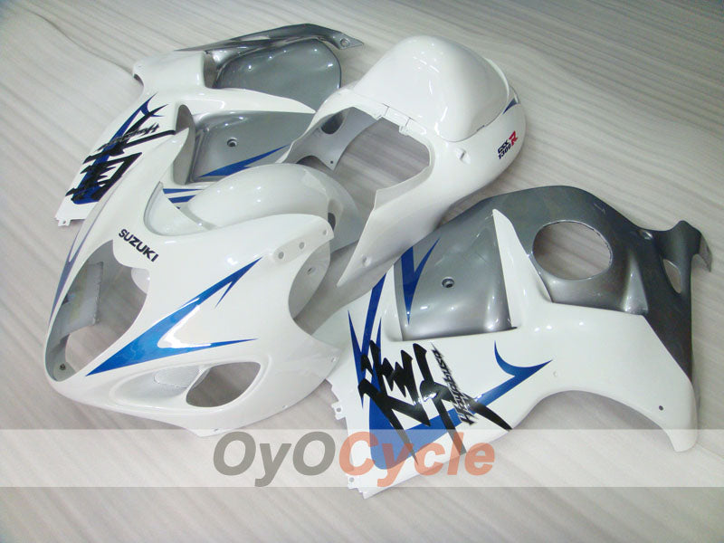 Injection Fairing kit for 99-07 GSXR1300 Hayabusa - White, Silver - Factory Style #OYO87902683