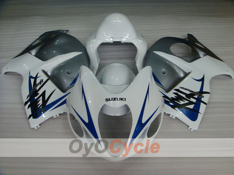 Injection Fairing kit for 99-07 GSXR1300 Hayabusa - White, Silver - Factory Style #OYO87902683