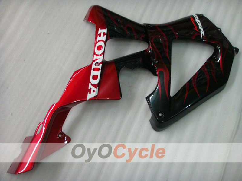 Injection Fairing kit for 00-01 CBR900RR 929 - Red, Black - Flame #OYO87902701