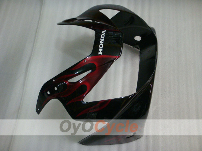 Injection Fairing kit for 00-01 CBR900RR 929 - Red, Black - Flame #OYO87902701