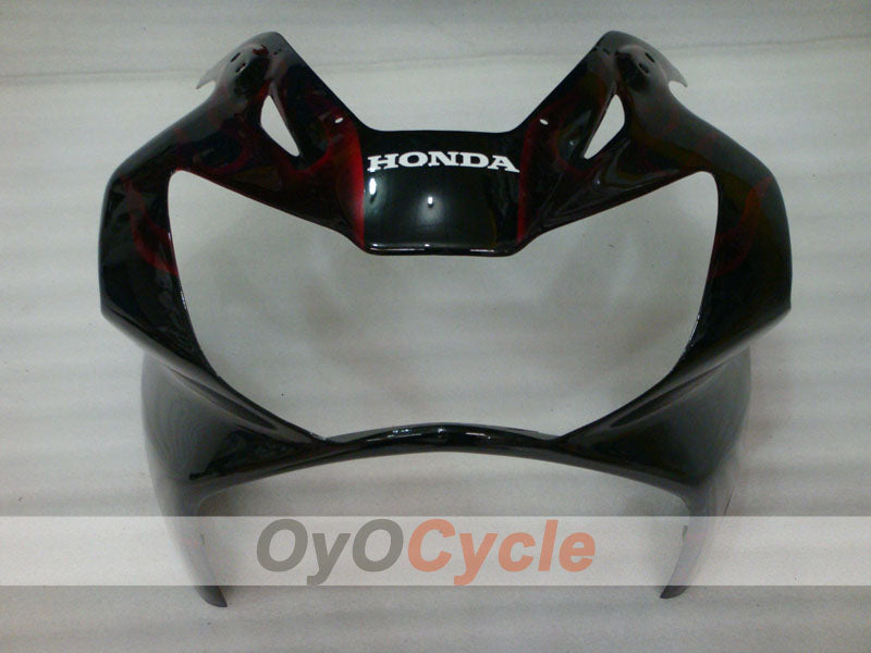 Injection Fairing kit for 00-01 CBR900RR 929 - Red, Black - Flame #OYO87902701