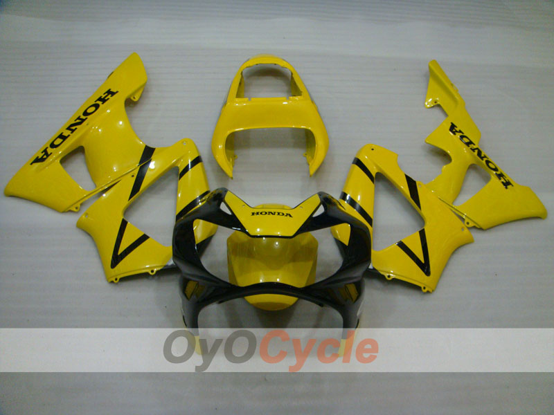 Injection Fairing kit for 00-01 CBR900RR 929 - Yellow, Black - Factory Style #OYO87902716 Secondary image