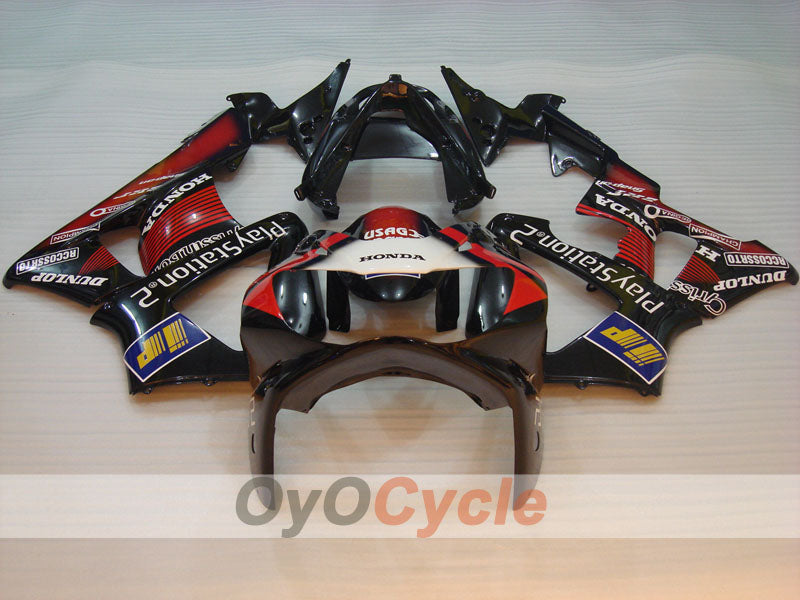 Injection Fairing kit for 00-01 CBR900RR 929 - Red, Black - DUNLOP, Play Station #OYO87902723 Secondary image