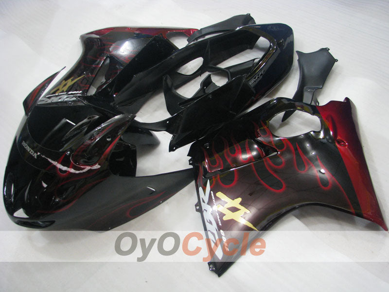 Injection Fairing kit for 96-07 CBR1100XX - Red, Black - Flame #OYO87902796 Secondary image