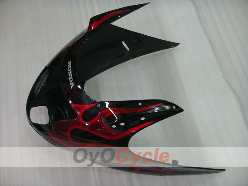 Injection Fairing kit for 96-07 CBR1100XX - Red, Black - Flame #OYO87902798