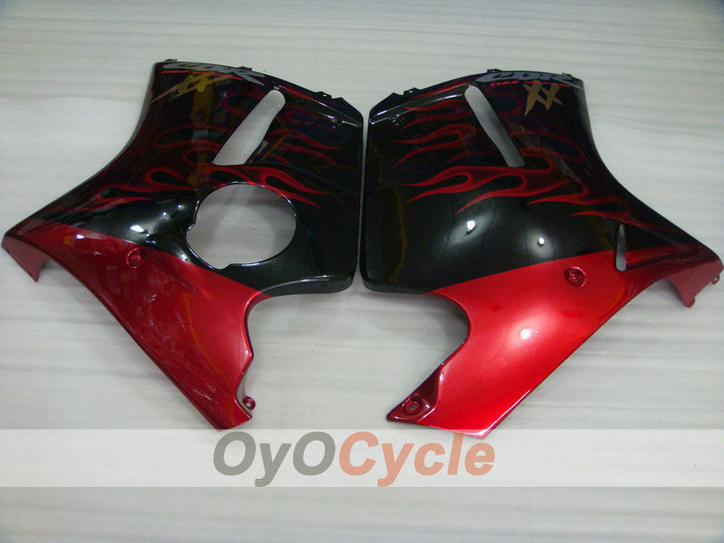 Injection Fairing kit for 96-07 CBR1100XX - Red, Black - Flame #OYO87902798