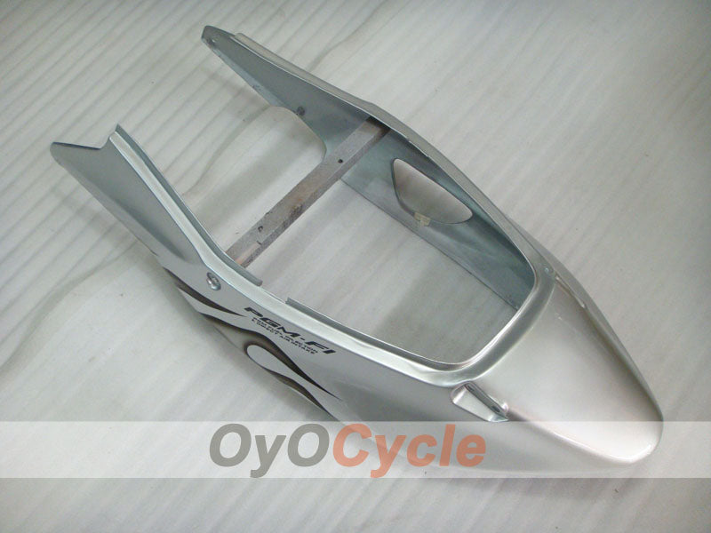 Injection Fairing kit for 96-07 CBR1100XX - Black, Silver - Flame #OYO87902801