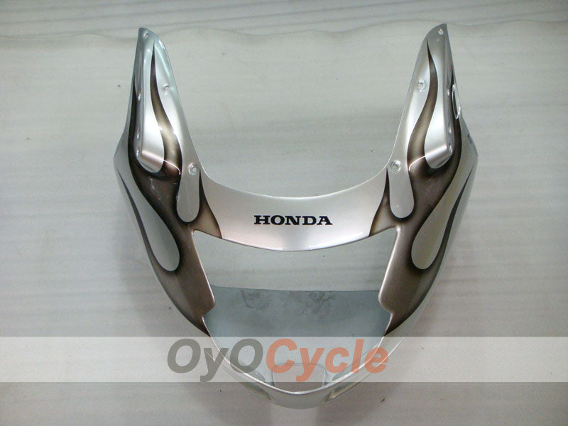 Injection Fairing kit for 96-07 CBR1100XX - Black, Silver - Flame #OYO87902801