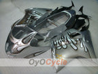 Injection Fairing kit for 96-07 CBR1100XX - Black, Silver - Flame #OYO87902801
