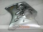 Injection Fairing kit for 96-07 CBR1100XX - Black, Silver - Flame #OYO87902801