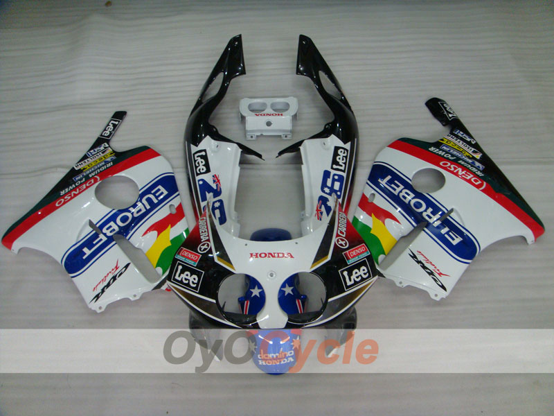 Injection Fairing kit for 90-94 CBR250RR - Red, White - Lee #OYO87902954