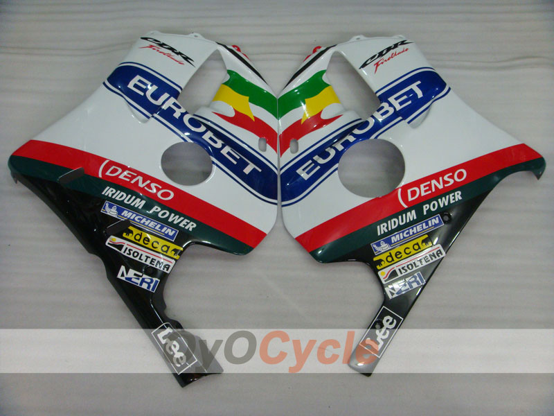 Injection Fairing kit for 90-94 CBR250RR - Red, White - Lee #OYO87902954