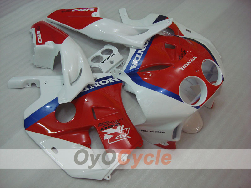 Injection Fairing kit for 90-94 CBR250RR - Red, White - Factory Style #OYO87902961 Secondary image