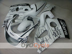 Fairing kit for 97-00 Suzuki GSXR600 - White, Black - Corona, MOTUL #OYO87902976