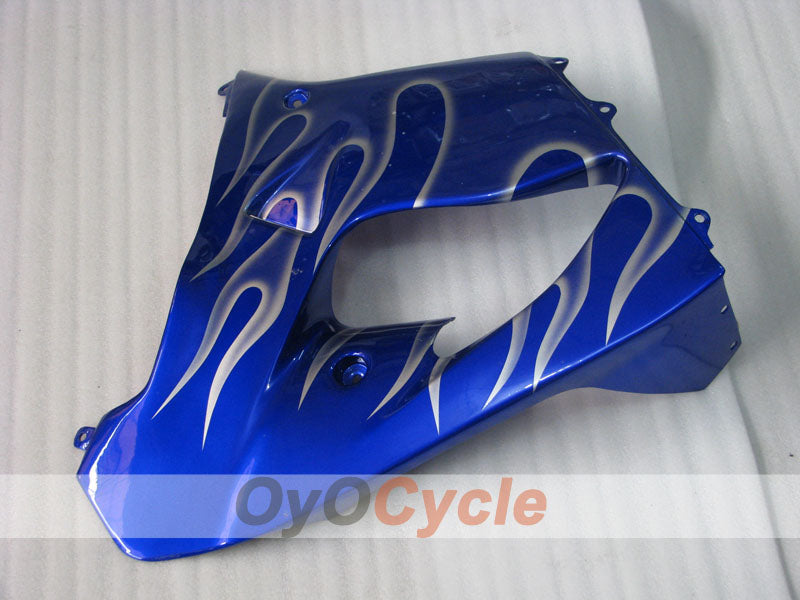 Fairing kit for 98-99 NINJA ZX-9R - Blue, Silver - Flame #OYO87903007