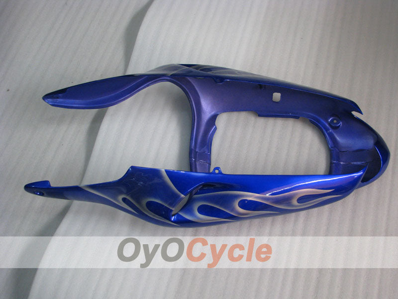 Fairing kit for 98-99 NINJA ZX-9R - Blue, Silver - Flame #OYO87903007