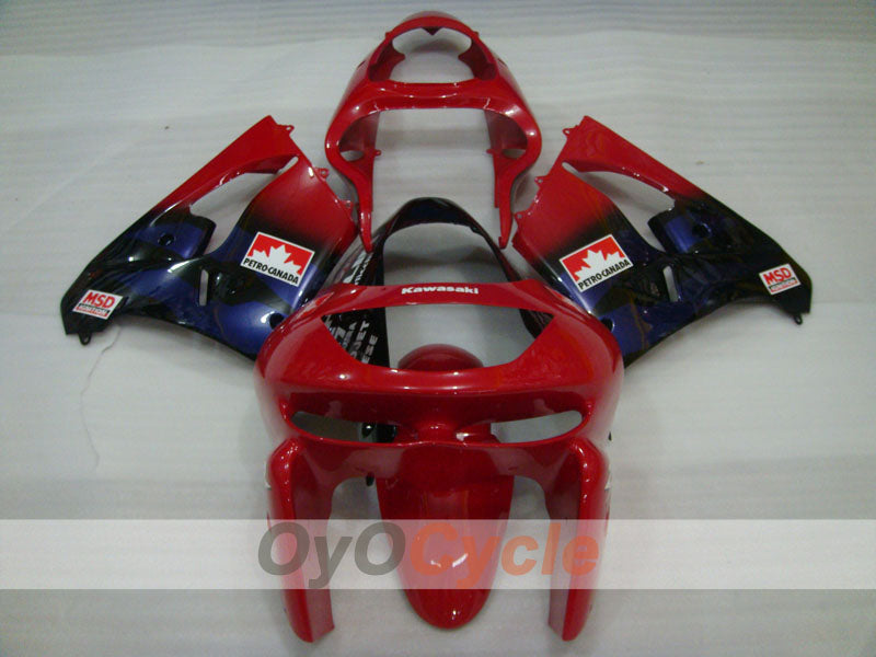 Fairing kit for 98-99 NINJA ZX-9R - Red, Black - Factory Style #OYO87903018