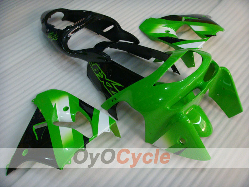 Fairing kit for 98-99 NINJA ZX-9R - Green, Black - Factory Style #OYO87903020 Secondary image