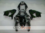 Fairing kit for 00-01 NINJA ZX-9R - Green, Black - Flame #OYO87903026