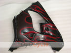 Fairing kit for 00-01 NINJA ZX-9R - Red, Black - Flame #OYO87903027