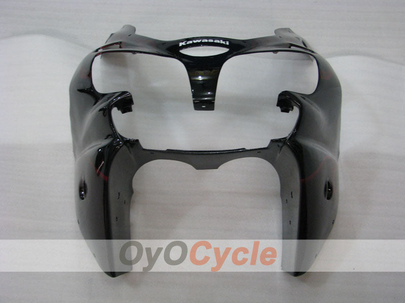 Fairing kit for 00-01 NINJA ZX-9R - Red, Black - Flame #OYO87903028